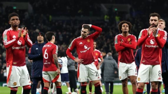 Man U's path to relegation in the Premier League ,after Manchester U wrapped up their worst year since the Premier League was created -- just 51 points in 2024!